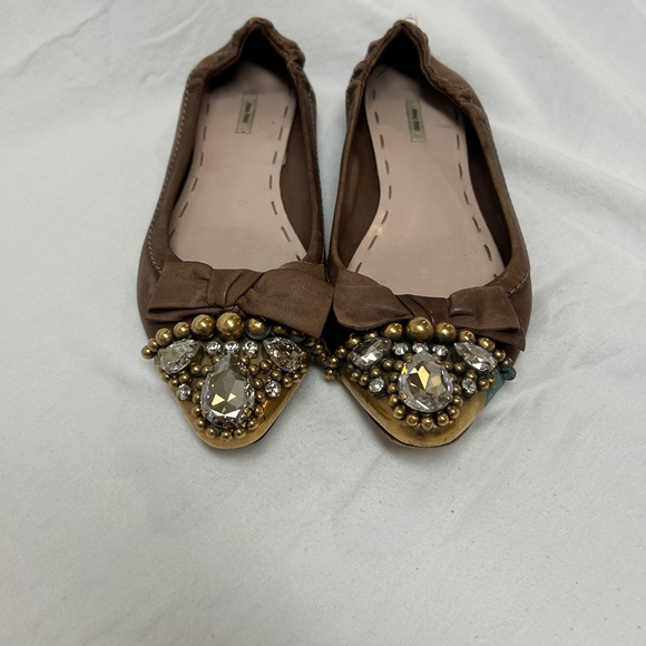 Authentic Vintage Miu Miu Ballet Flats!! - Picture 1 of 8
